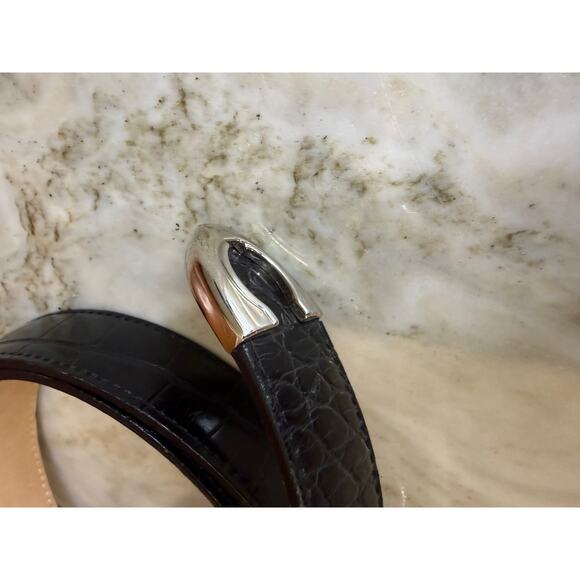 Streets Ahead Leather Western Statement Belt Black main image 6
